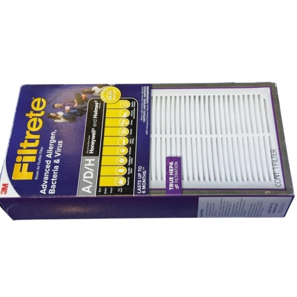[9x] 3M Filtrete A/D/H Advanced Allergen Bacteria Virus HEPA Air Filters NIP